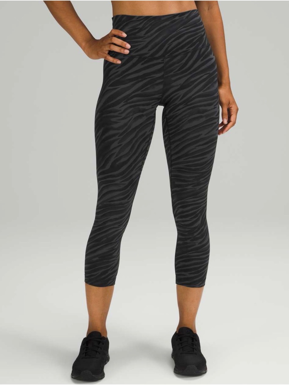 Lululemon Wunder Under Crop II Roll Down Scallop Luxtreme